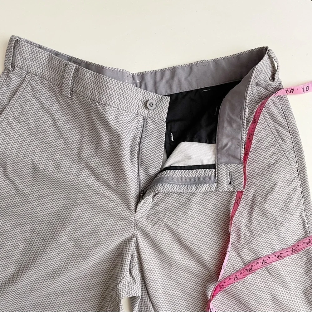Nike Golf Tour Performance Geometric Print Pant Men’s 36x30 Gray Straight Leg